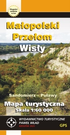 Mapa Małopolski Przełom Wisły